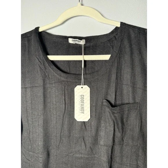 Coofandy Men’s Workout Tanks - 3 Pack Black White Red Size Large NEW - Picture 5 of 16